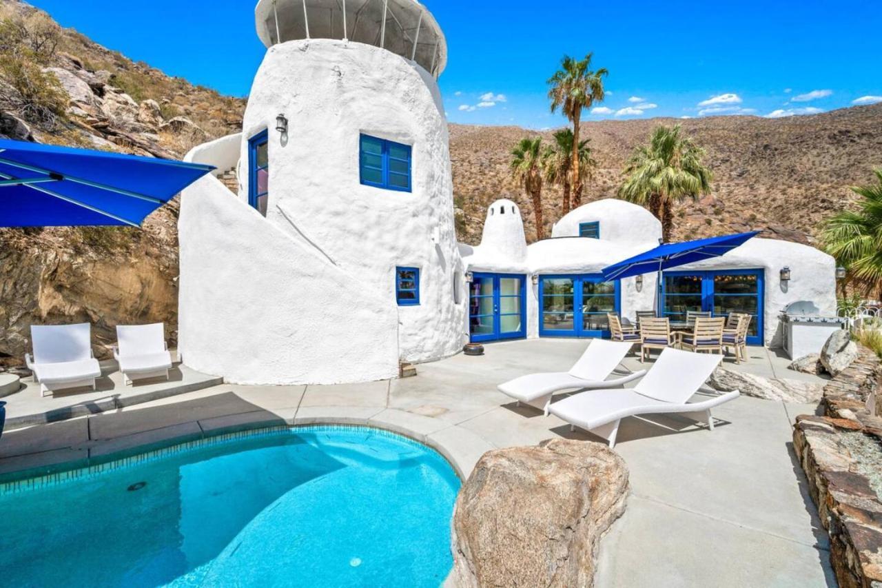 Villa Santorini House Panoramic Palm Springs Views Extérieur photo