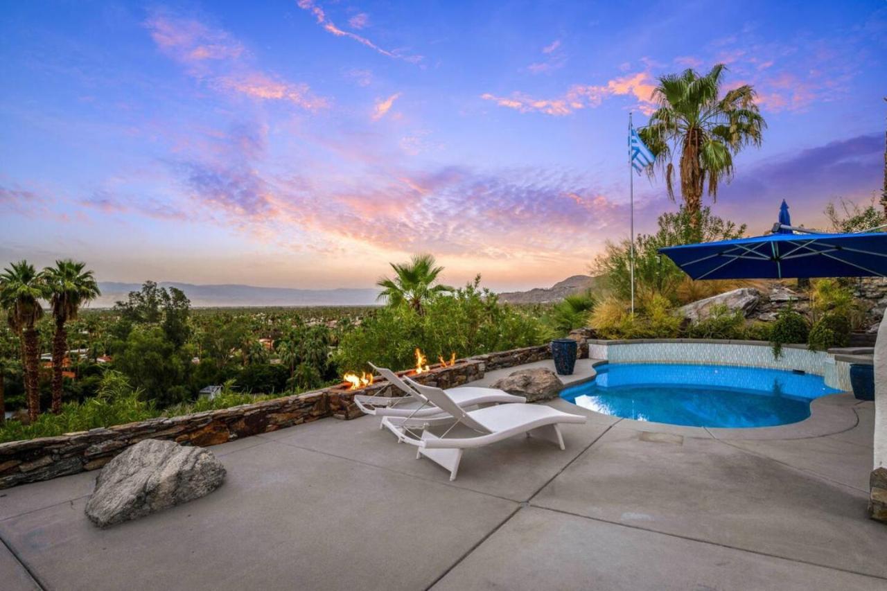 Villa Santorini House Panoramic Palm Springs Views Extérieur photo
